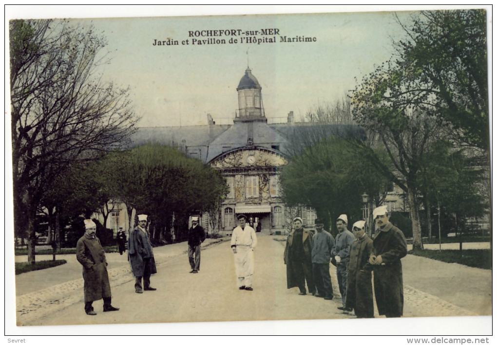 ROCHEFORT-sur- MER. - Jardin Et Pavillon De L'Hôpital Maritime - Rochefort