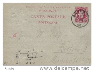 Belgium - Carte Postale - Postkaart.  S-1721 - Postcards 1871-1909