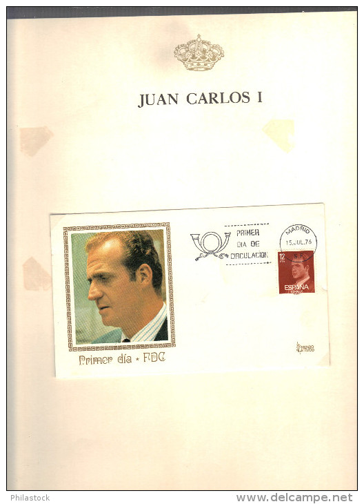 ESPAGNE Lot thématique famille royale, timbres **, FDC, cartes max., encarts de luxe, autographes, etc...