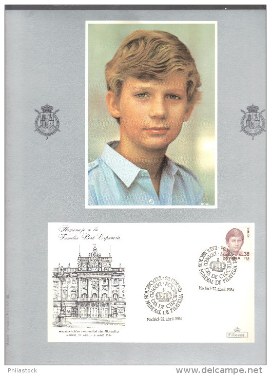 ESPAGNE Lot thématique famille royale, timbres **, FDC, cartes max., encarts de luxe, autographes, etc...