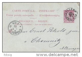 Belgium - Carte Postale  -  Postal Stationery.    S-1725 - Postcards 1871-1909