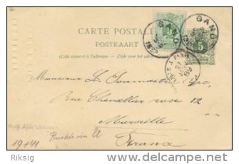 Belgium - Carte Postale  -  Uprated Postal Stationery.    S-1726 - Postcards 1871-1909
