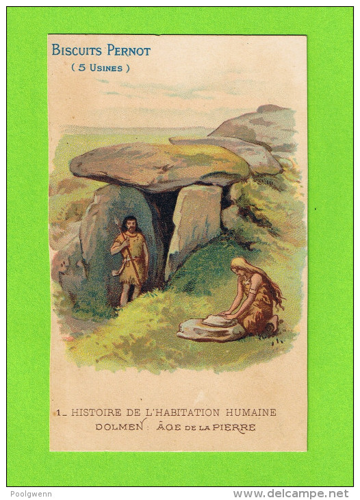 PERNOT - HISTOIRE DE L´HABITATION HUMAINE - DOLMEN - AGE DE LA PIERRE - Pernot