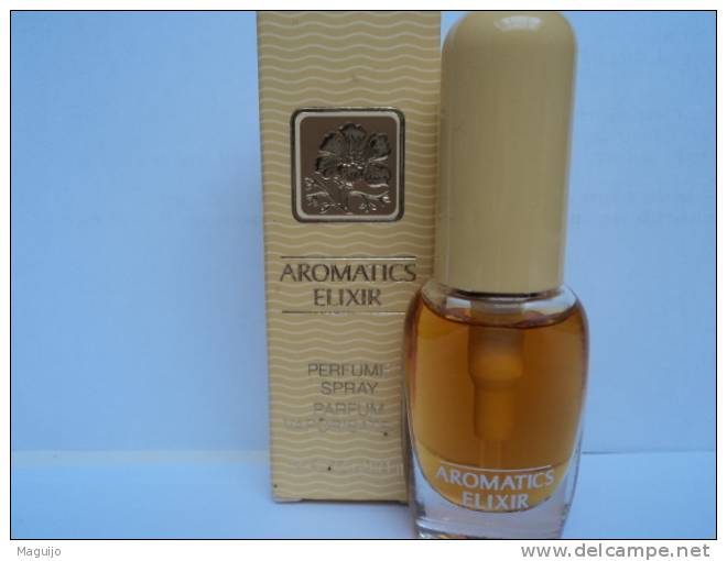 CLINIQUE " AROMATICS ELIXIR  MINI PARFUM  PUR SPRAY 4 ML  LIRE - Miniatures Femmes (avec Boite)