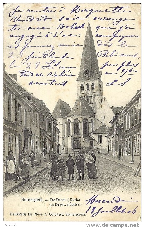 SOMERGEM - De Dreef ( Kerk ) La Drève ( Eglise ) - Zomergem