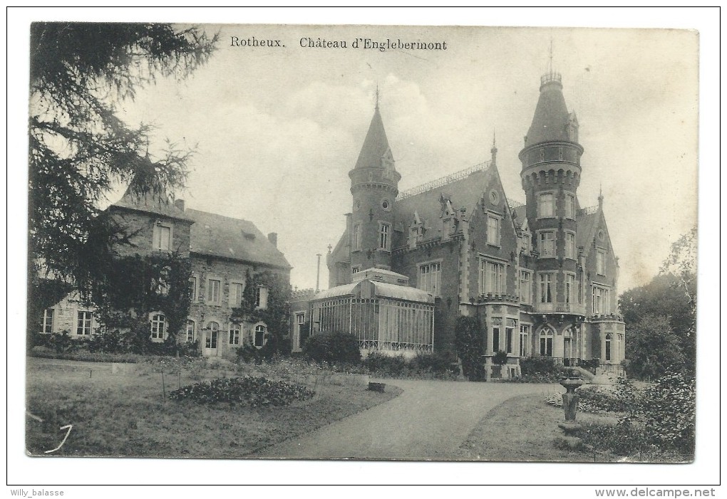 Carte Postale - ROTHEUX - Château D' Englebermont - Cachet Relais Neuville En Condroz - CPA  // - Neupré