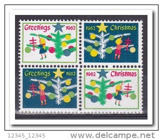 Tuberculosis, Christmas Seals 1962, Postfris MNH - Ohne Zuordnung