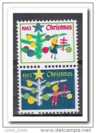 Tuberculosis, Christmas Seals 1962, Postfris MNH - Ohne Zuordnung