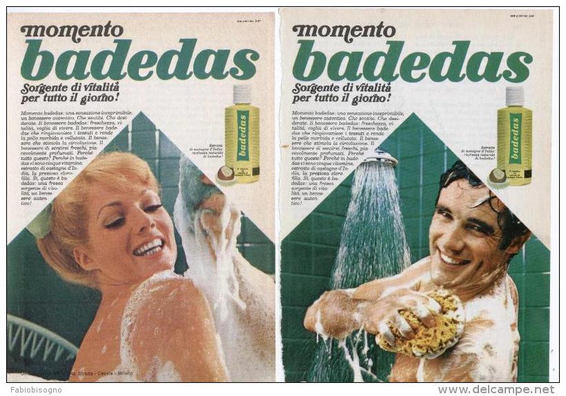 1967 -  BADEDAS  -  3 Pagine Pubblicità Cm.13 X18 - Tijdschriften
