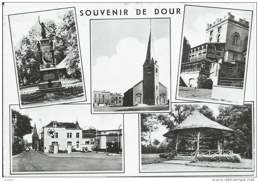 Dour - Souvenir De ... - Carte 6 Vues - 1971 - Dour