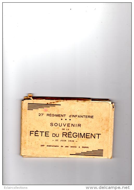 Dijon   21   Miliaria  27 Eme Régiment D'infanterie    20 Vues   ( Voir Q.q Scan) - Dijon