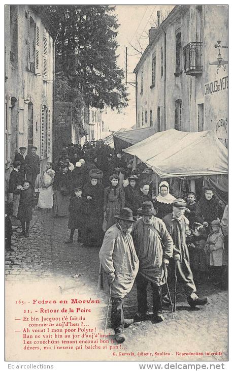 Saulieu  21    Foire Morvan Illustré   Retour De Foire  ( Voir Scan) - Saulieu