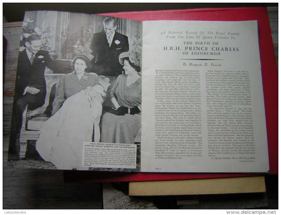 A ROYAL FAMILY ALBUM FROM THE DAYS OF QUEEN VICTORIA TO H R H  PRINCE CHARLES OF EDINBURGH  1948???