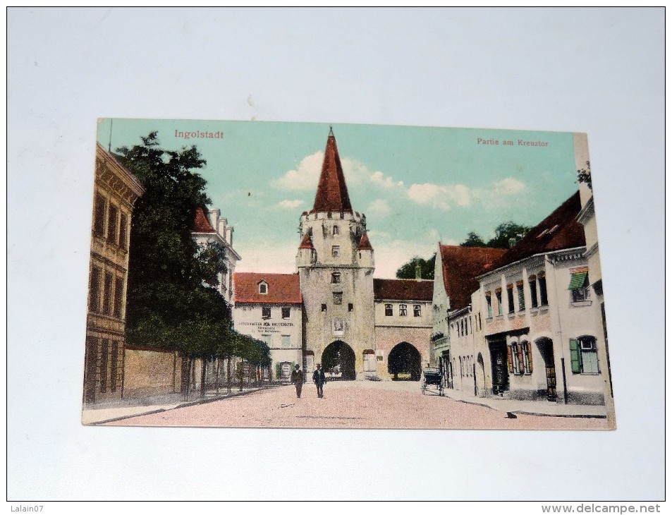 Carte Postale Ancienne : INGOLSTADT : Partie Am Kreuztor - Ingolstadt