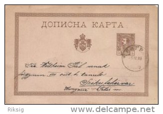 Serbia - Postal Stationery  Used 1889      S-1738 - Servië