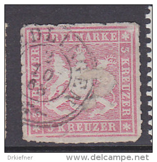 WÜRTTEMBERG 31 A,  Gestempelt Riedlingen 2.10.1868 - Sonstige & Ohne Zuordnung