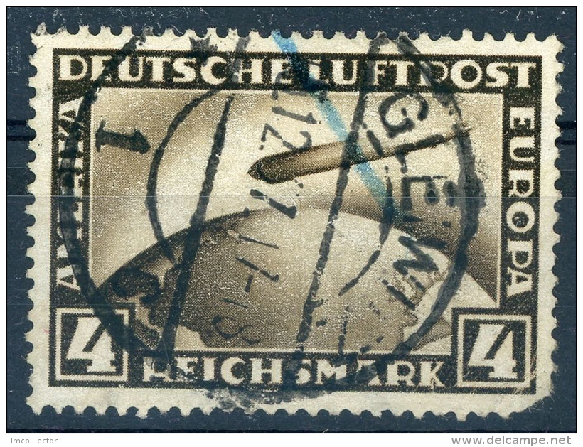 859 - 1928  Mi424 Ceppeline - Gebraucht