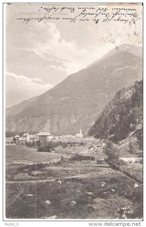 AK 1021  Längenfeld Im Zillertal Mit Kurhaus - Verlag Trenkler &amp; Co Um 1905 - Längenfeld