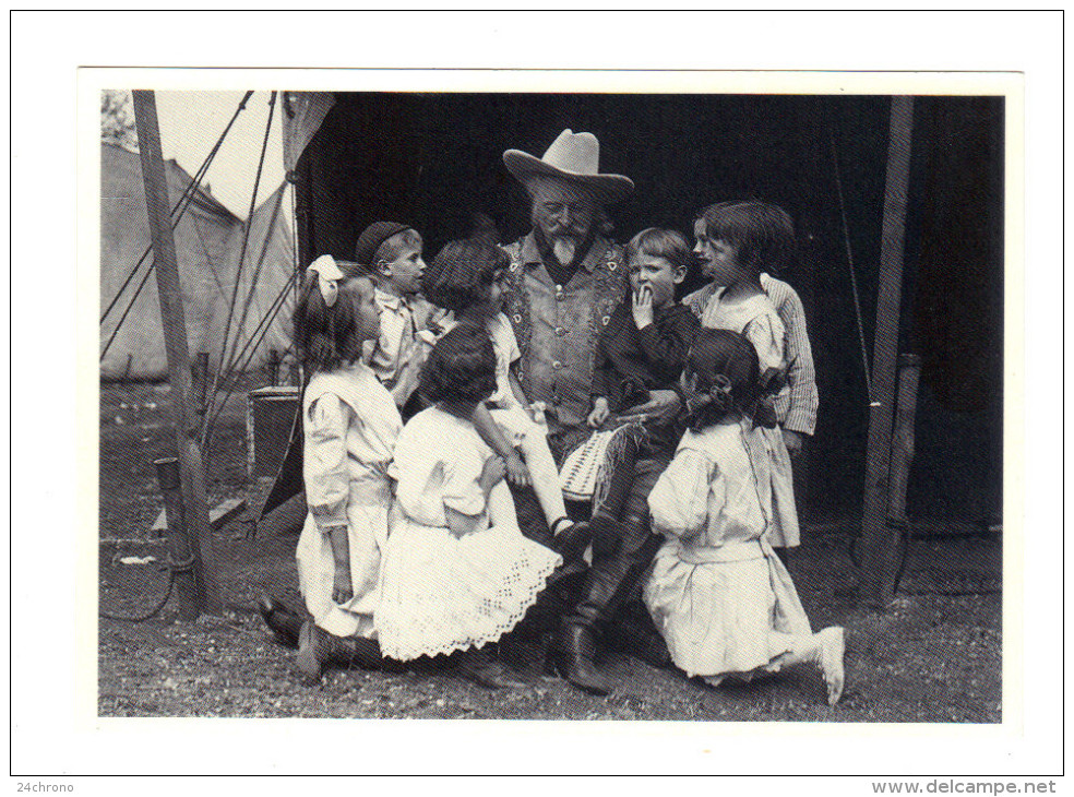 Etats Unis: Buffalo Bill And Children, Cody, Wyoming, Timbre (14-3645) - Cody