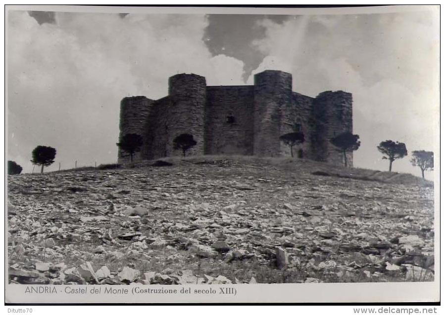 Andria - Castel Del Monte - Costruzione Del Secolo XIII - Formato Grande Non Viaggiata - Andria