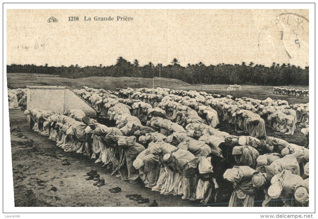 (M+S 299)  (older Postcard - Carte Ancienne) - Praying Time - Islam - Islam