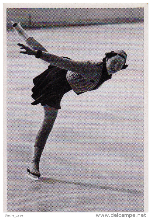 GERMANY-OLYMPIADES 1936-image-photo 12x8 Cm-patinage Art.-Viktoria Lindpaintner - Sport