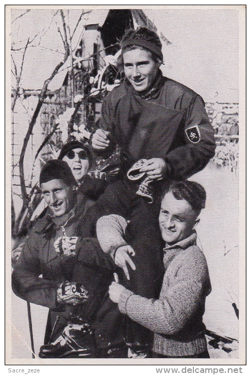 GERMANY-OLYMPIADES 1936-image-photo 12x8 Cm-ski-Christl Cranz - Sport