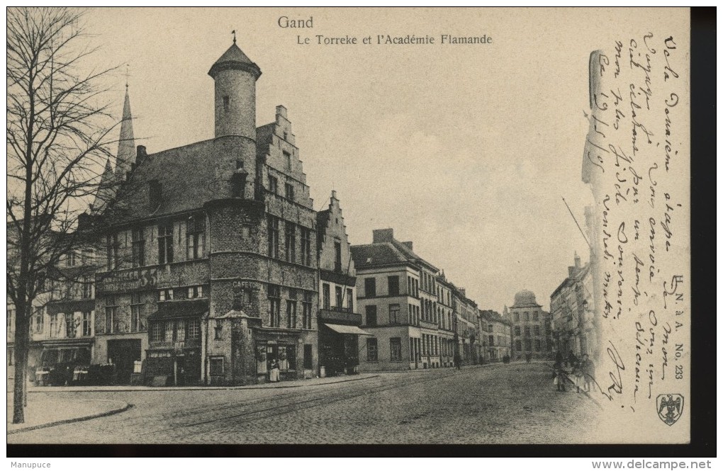 Gand Le Torreke Et Academie Flamande - Gent