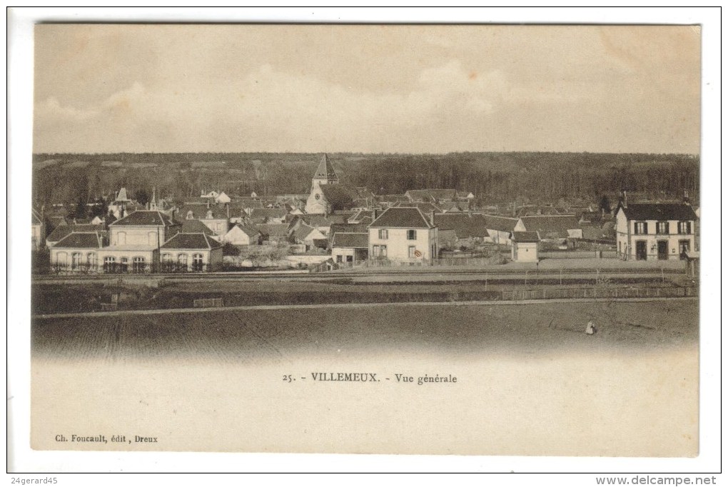 CPA PIONNIERE VILLEMEUX SUR EURE (Eure Et Loir) - Vue Générale - Villemeux-sur-Eure