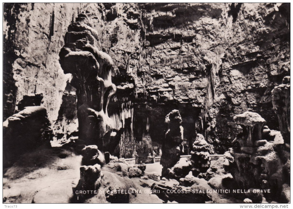 CASTELLANA  /   Grotte - Colossi Stalagmiticinella Grave _ Viaggiata - Bari