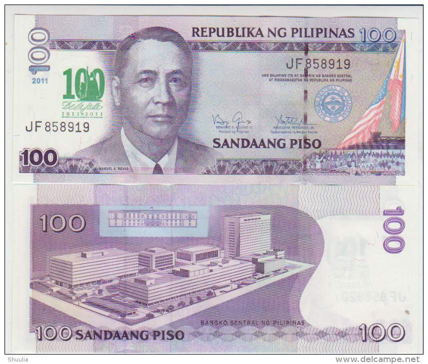 Philipines 100 Piso 2011 Pick 212 UNC 100 Delajake - Philippines