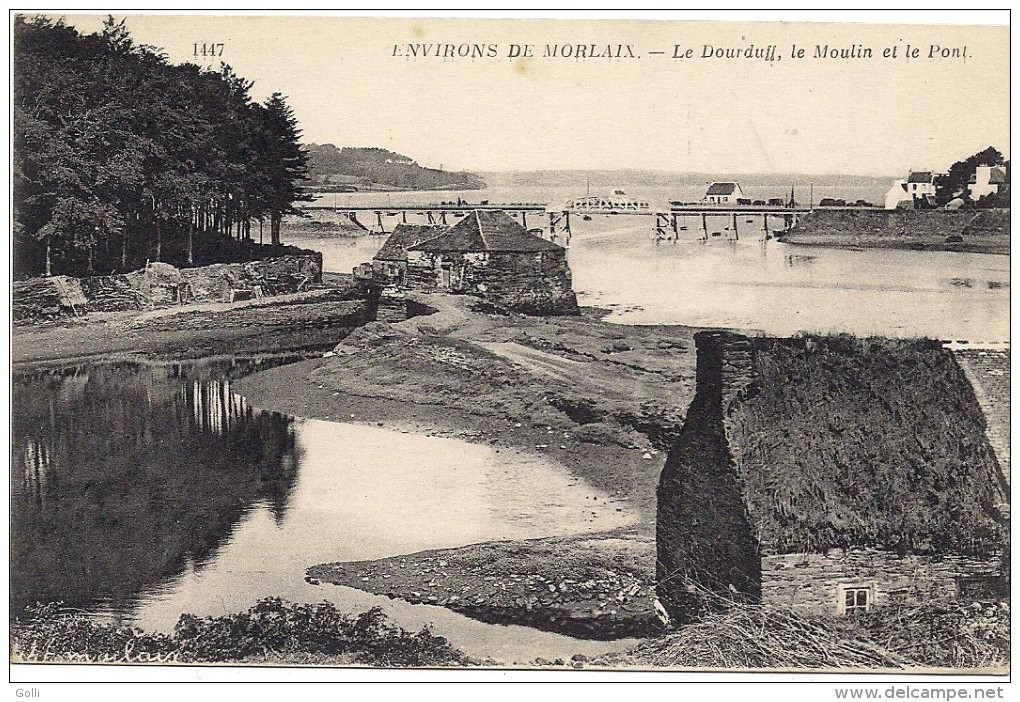 Environs De Morlaix- Le Dourduff, Le Moulin Et Le Pont - Morlaix