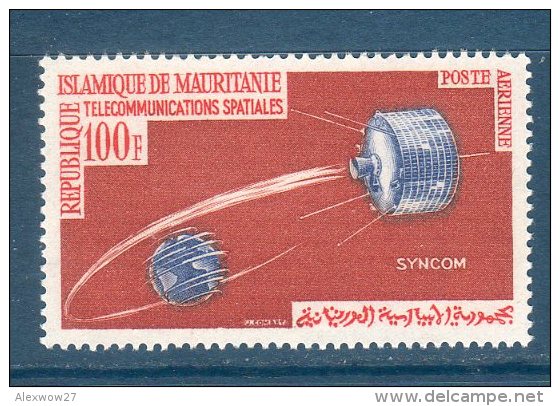 Mauritania Posta Aerea 1963 Telecomunicazioni Spaziali Yert N°28 **MNH - Mauritania (1960-...)