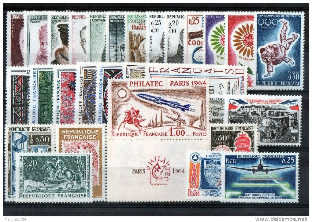 Timbres  De France N  1964 - 1960-1969