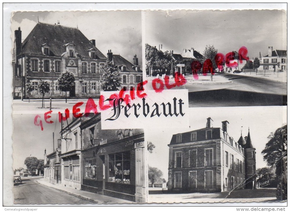 41 - HERBAULT - LA MAIRIE  LA PLACE LA RUE DE BLOIS- LE CHATEAU - Herbault