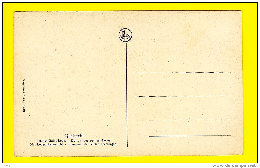 DORTOIR SAINT-LOUIS QUATRECHT SLAAPZAAL KWATRECHT WETTEREN Schlafsaal Dormitory Dormitorio ECOLE SCHOOL HOME 3390 - Wetteren