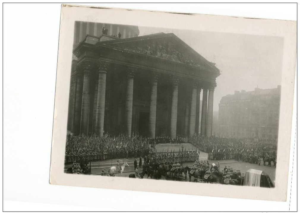 F4-9 Cinquantenaire Republique Paris Novembre 1920 Cérémonie Devant Pantheon Etat Major Chevaux Defunt Commemoration - Guerre, Militaire