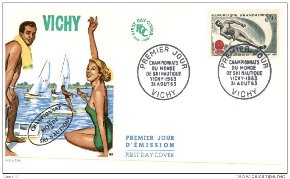 (599) Vichy World Ski Nautiqe Championship - 1963 - Water-skiing