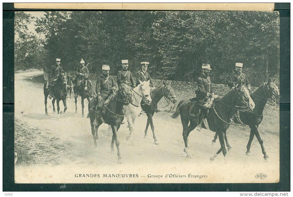 Grandes Manoeuvres - Groupe D´officiers Etranger   Eau105 - Manoeuvres