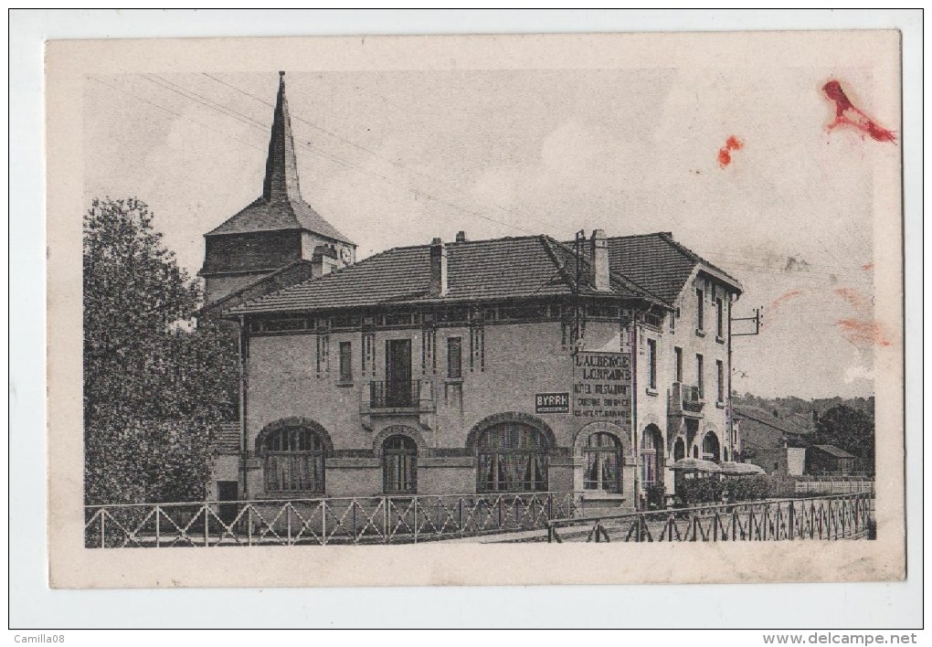 MEUSE.CONSENVOIE.L AUBERGE LORRAINE.TEL 3.TACHES PUB BYRRH. - Autres & Non Classés