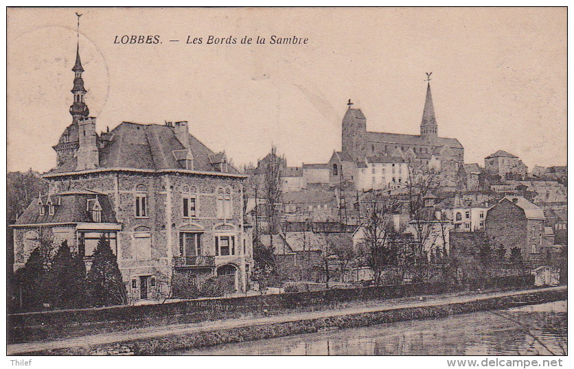 Lobbes 45: Les Bords De La Sambre 1921 - Lobbes