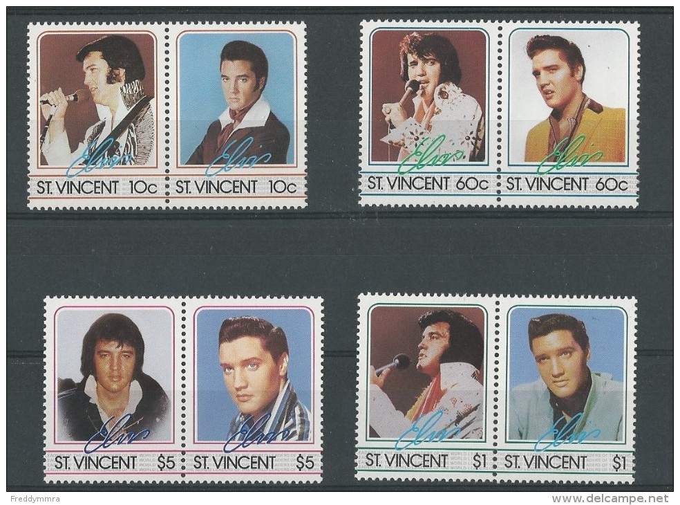 St Vincent: 870/ 877 **  Elvis Presley - Chanteurs