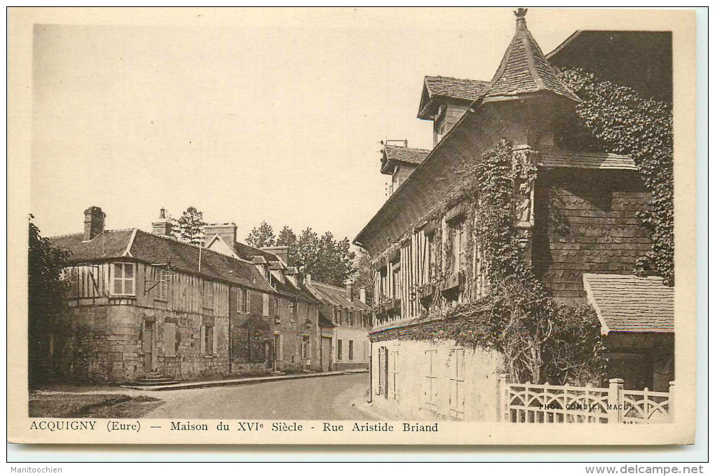 DEP 27 ACQUIGNY RUE ARISTIDE BRIAND - Acquigny