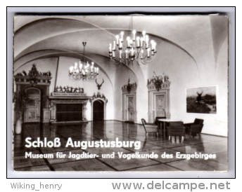 Augustusburg - S/w Leporello + 7 Kleinbilder Jagdschloß - Augustusburg