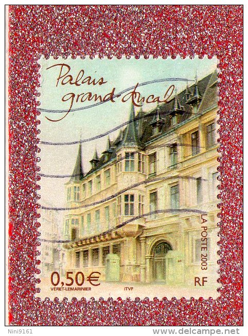 FRANCE  -- PALAIS  GRAND  DUCAL   --    **  0. 50  €  **  --  POSTE  2003  --  BEG - Usati