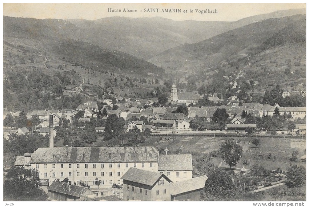 Haute-Alsace - Saint-Amarin Et Le Vogelbach - Edition Alsatia - Carte Non Circulée - Saint Amarin