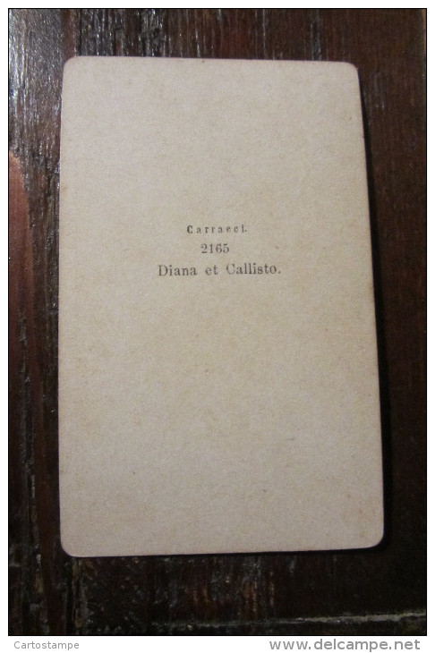 ANTICA RAFFIGURAZIONE IN CARTONCINO PRIMISSIMI DEL ´900 - DIANA ET CALLISTO - CARRAECI - Other & Unclassified