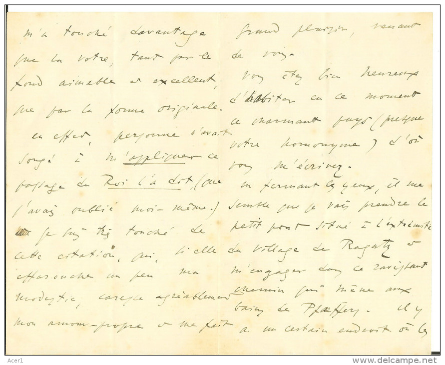 LEO DELIBES (1836-1891): 2 Lettres De 1877 De 3 Et 4 Pages Manuscrites, Jury Du Prix De Rome... - Sonstige & Ohne Zuordnung