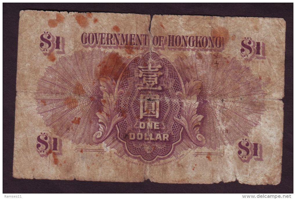 HONGKONG - 1 Dollar 1935 - George V. - Hongkong