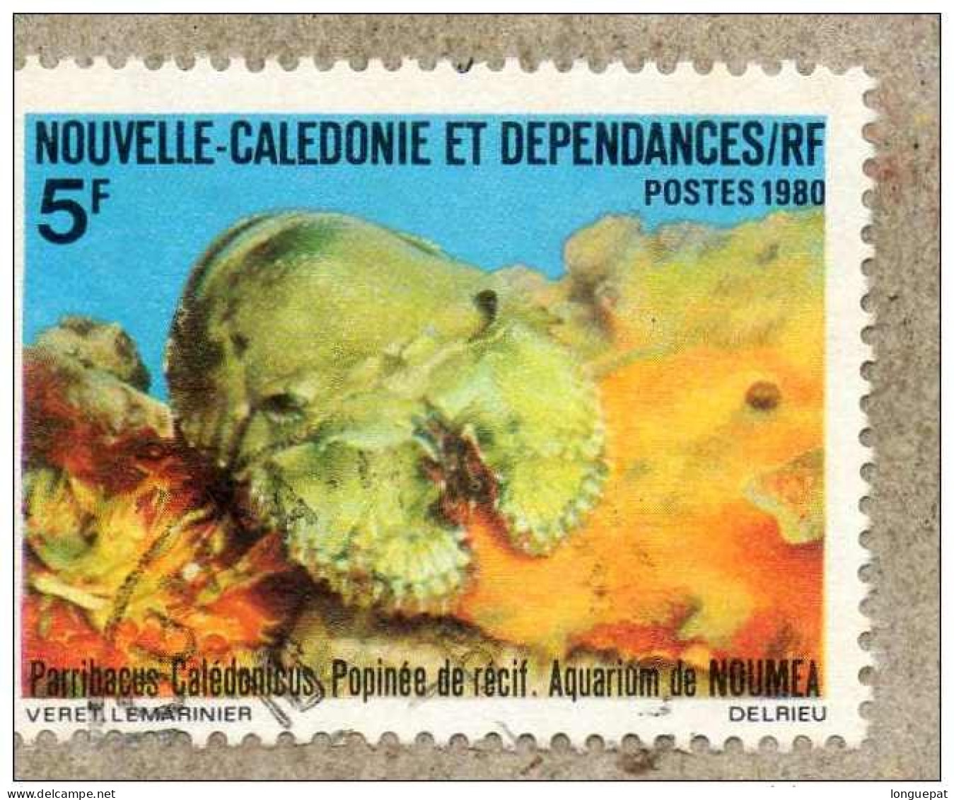 Nelle CALEDONIE : Aquarium De Nouméa Popinée De Récif (Parribacus Caledonicus) Ou Cigale De Mer- Crustacées - - Gebraucht